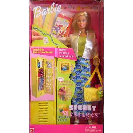 Barbie SECRET MESSAGES Doll w LOCKER, STAMPERS