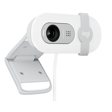 Logitech BRIO 100 網路攝影機 珍珠白