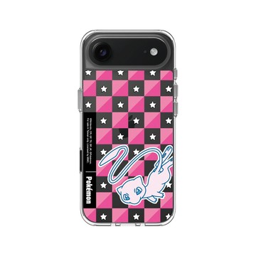 iPhone Air Clear Case（相機按鈕） 透明 - 寶可夢 Pokemon - 多彩系列-夢幻格紋