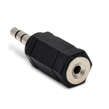 HOSA 音訊轉接器GMP-500(立體聲TRS母2.5mm轉3.5mm公TRS)耳機轉接頭連接器
