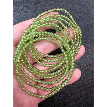 【肯爸水晶嚴選】G02 橄欖石3圈3mm 1026直播特惠商品