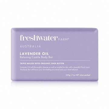 FRESHWATER FARM植萃香氛潔膚皂-薰衣草紓壓無憂200g兩入組