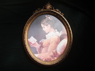 【老時光 OLD-TIME】早期二手大款義大利製印刷掛畫掛飾壁飾