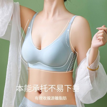 無痕內衣夏季薄款女無鋼圈美背背心式新款 爆款小胸聚攏文胸罩