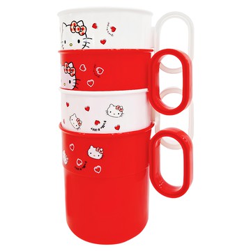 Skater 水杯4件組 300ml  Hello Kitty  1組