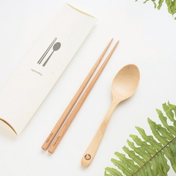 好日子｜原木餐具組