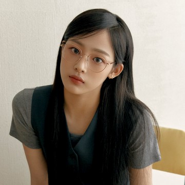 CARIN 光學眼鏡 ARNE (五色) 波士頓圓框 NewJeans配戴款 - 金橘眼鏡