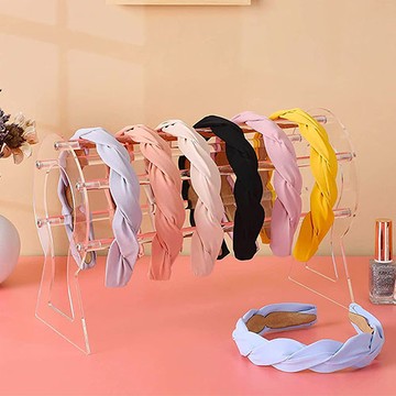 Anplus 多用途壓克力髮帶髮箍收納架  透明色  1個