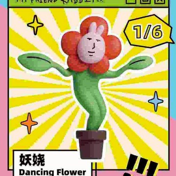 小廢物俱樂部 醜得離譜 抽象兔子盲盒 粉紅兔子 抽象系列 mini 盲盒 公仔 擺件 生日禮物 交換禮物 手辦 潮玩