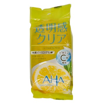 BCL AHA 柔膚潔面皂 透嫩 維他命C  100g  1包