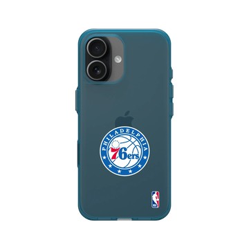 iPhone 17 Clear (相機按鈕) 夜幕藍 - NBA - Logo-費城76人 Philadelphia 76ers