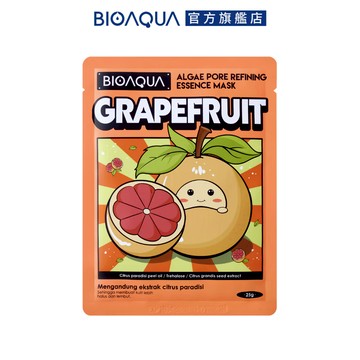 BIOAQUA 葡萄柚毛孔緊緻光滑面膜 25g 水果精華護膚面膜系列