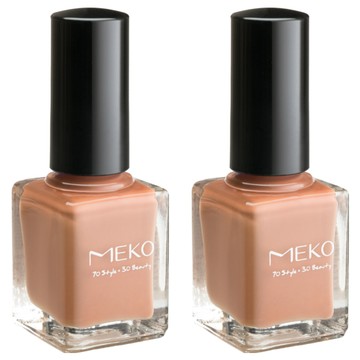 MEKO 灰階童話系列指甲油 類光療指彩 好上手無刷痕  19 漫步羅馬假期  12ml  2瓶