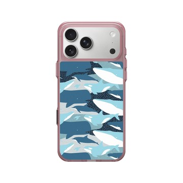 iPhone 17 Pro Max Clear (相機按鈕) 晶醺玫 - 花生騷 WasangShow - 鯨魚迷彩