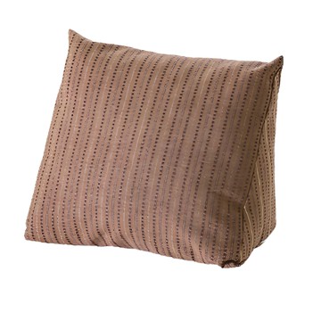 JINDACHI 金大器 素面三角靠墊枕 1入  小型(35 x 18 x 28cm)  復古印記 棕色