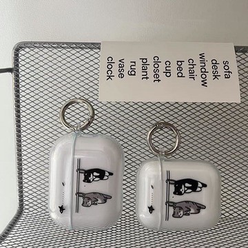韩系卡通可爱小猫 AirPods Pro3 4代 3代 pro1/2保護殼 2代蘋果 矽膠防摔保護套 耳機殼 生日禮物