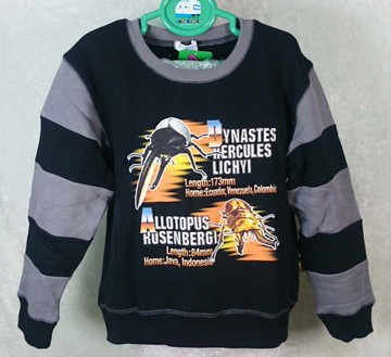 【震撼精品百貨】甲蟲王者 The King Of Beetles~刷毛衣_黑