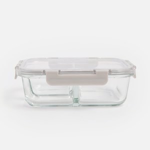 耐熱Tritan三格玻璃保鮮盒950mL
