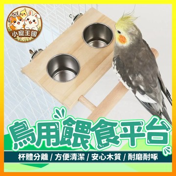 【小寵王國】鳥用餵食平台 鳥用餵食台 分體餵食盒 不鏽鋼餵食碗 鳥飲水杯 懸掛餵食器  鳥用不銹鋼碗 鳥用品