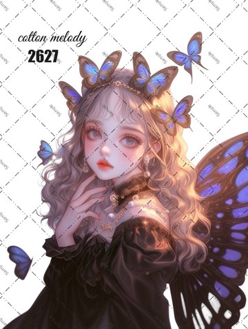 original sticker no.2627 人物貼紙 原創貼紙 原創人物貼紙 裝飾貼紙 cotton melody