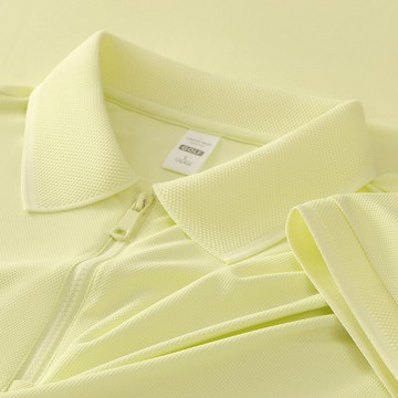 【新款熱賣】男裝新款夏季純色拉鏈短袖POLO衫商務合體型男POLO