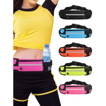 運動腰包跑步手機包男女多功能戶外裝備防水隱形超薄迷你小腰帶袋