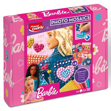Maped 芭比的馬賽克拼貼，兒童益智玩具，培養創造力與手眼協調  多色  1盒