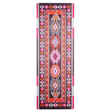 日本 Style Boat Market - 多功能瑜珈墊2mm-摩洛哥風情-豐盛(粉灰) (173*61cm)-1183-015-0-17