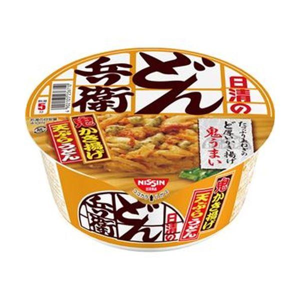 （まとめ）日清食品 日清のどん兵衛かき揚げ天ぷらうどん 97g 1ケース（12食）〔×4セット〕〔代引不可〕 |b04