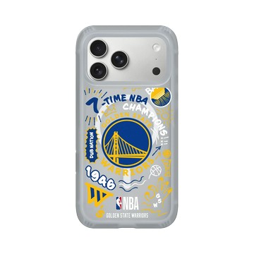 iPhone 17 Pro Max AirX 流變灰 - NBA - 塗鴉系列-金州勇士 Golden State Warriors - Graffiti