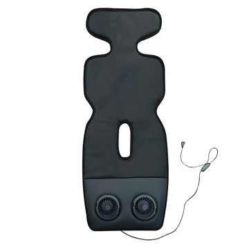 AFAMIC 艾法 旋風酷涼冰絲汽車通用通風坐墊 手推車涼墊 安全座椅涼墊 餐椅 嬰兒車涼墊 靠墊 涼席  黑色  1組