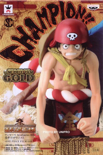 台灣代理版 頂上決戰 冠軍 CHAMPION SPECIAL FILM GOLD 魯夫 金太郎 電影版 劇場版 SCultures BIG 海賊王 航海王 公仔