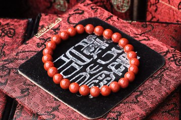 精品南紅瑪瑙 滿色滿肉柿子紅6mm圓珠 南紅瑪瑙 #念珠#客制化穿配