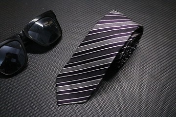 紫色條紋真絲商務系列窄版紳士necktie