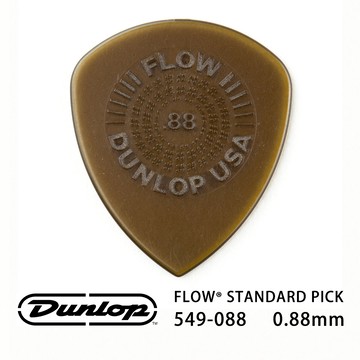 Jim Dunlop Flow Standard 549R 0.88mm Pick (三片、十片組)【敦煌樂器】