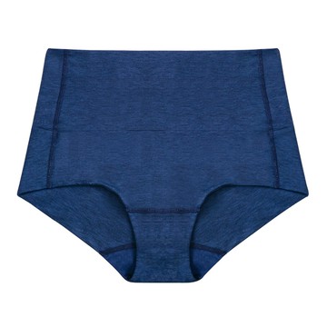 吸濕竹炭高腰小褲-海軍藍