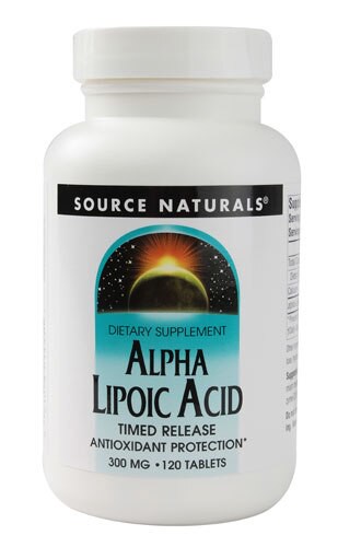 Source Naturals Alpha Lipoic Acid Time Release 300 mg - 120 Tablets