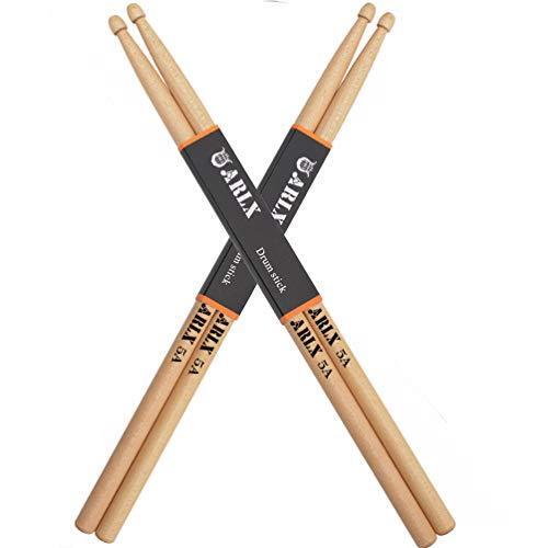 ARLX Drum Sticks 5A Wood Tip Drumstick Maple Pair