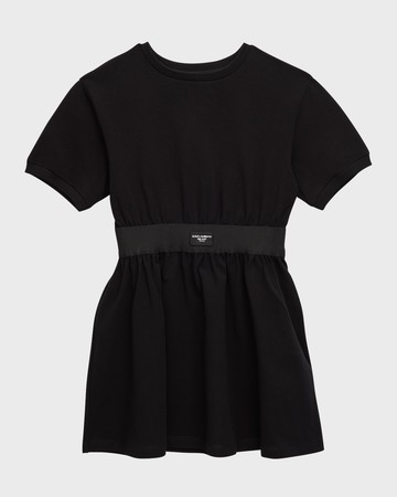 Girl's Logo Waistband Jersey Dress, Size 8-14