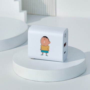 蠟筆小新阿呆USB3.0+PD20W雙孔充電器