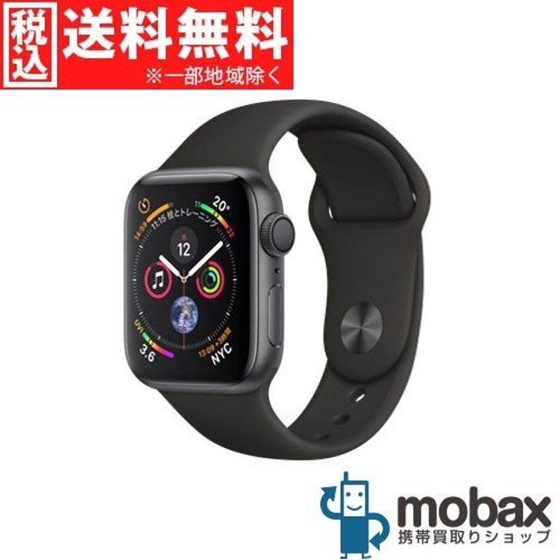 40mmカラーApple Watch 4 GPS 40mm ブラックスポーツバンド