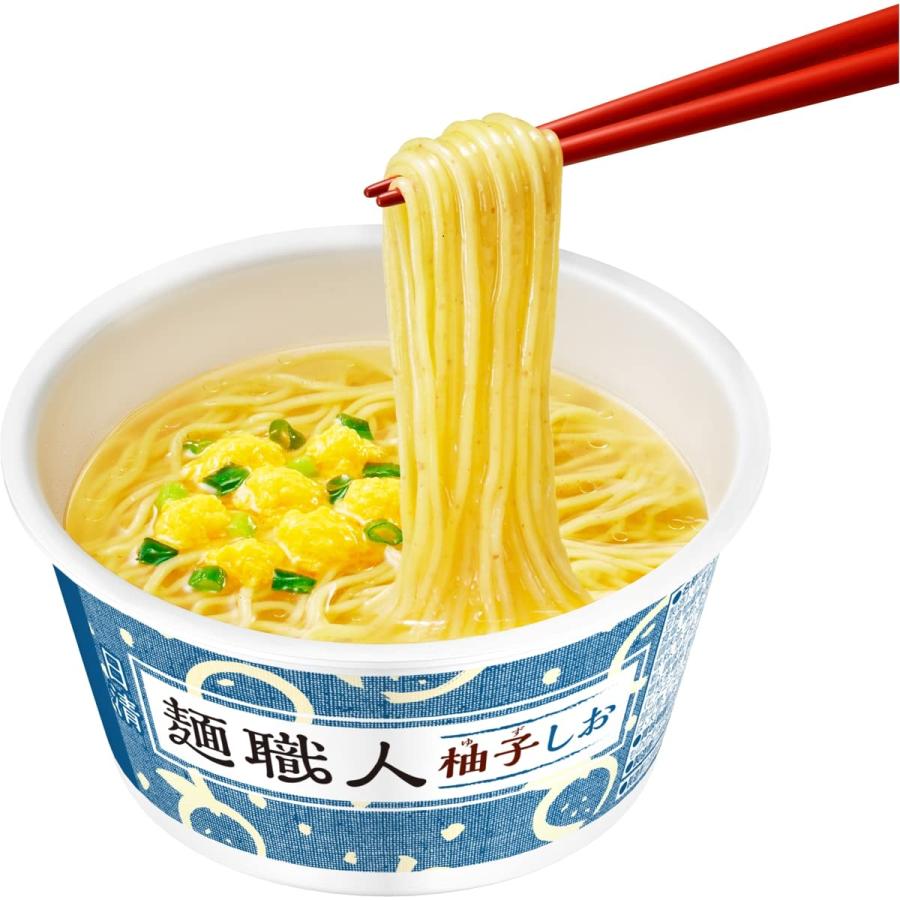 日清 麺職人 柚子しお 76g ×12個