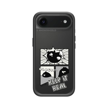 iPhone Air Mod NX -邊框背蓋組合 (相機按鈕) 黑 - 奧樂雞 Ology - KEEP IT REAL