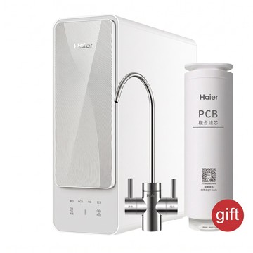 【Haier海爾｜贈第一道濾心】鮮活Plus RO1000G逆滲透生飲淨水器 HR-WF-RO1000【龍頭面板設計｜雙出水設計｜贈標準安裝】