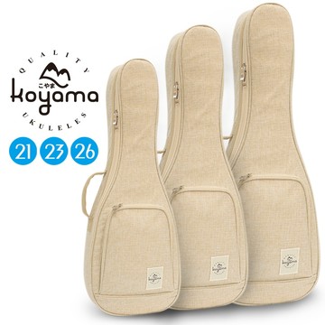 現貨 KOYAMA 雙背帶 烏克麗麗袋 烏克麗麗背袋 烏克麗麗琴袋 琴袋 21吋 23吋 26吋 手提 側背 後背三用
