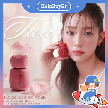【搬運工】FWEE 3D透明水晶唇釉 玫瑰心動鎖色唇露 亮面唇釉 唇彩 唇釉 光澤唇釉 純露 嘟嘟唇 韓國代購