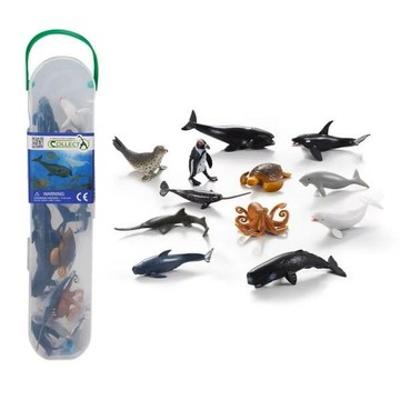 親子桌遊 小牛津【永曄】collectA 迷你海洋生物組2(盒裝-12入)~英國高擬真模型-R1108