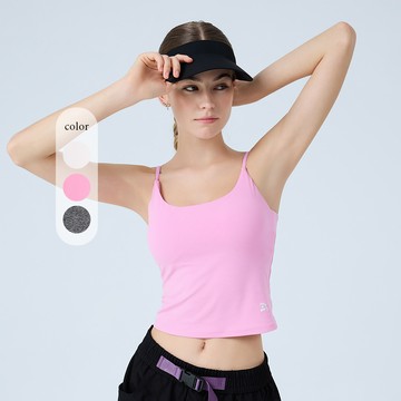 元動力 簡約高強度Bra Top運動背心(三色；S-L)