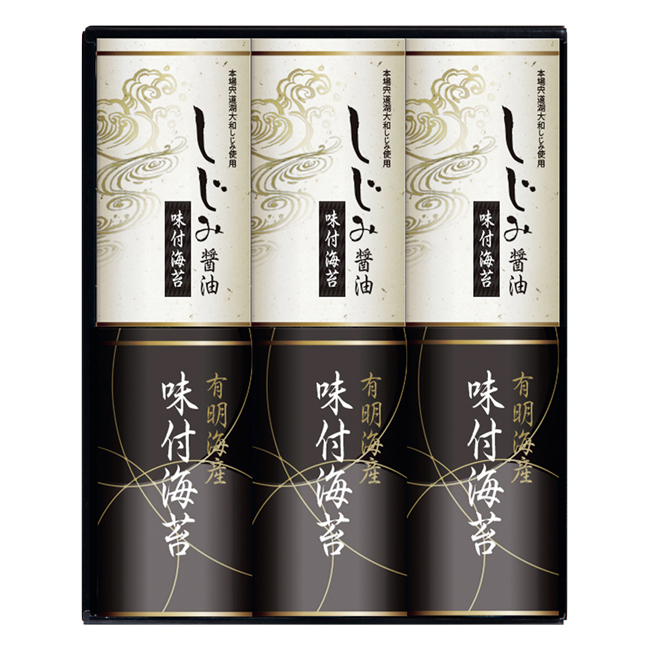 香典返し　食品｜｜有明海産＆しじみ醤油味付のり　No.30　※消費税・8％｜香典のお返し