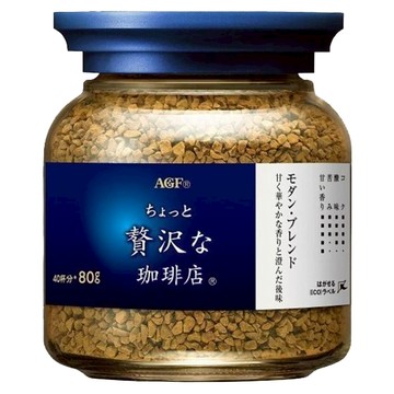 AGF 微奢華咖啡店 華麗柔順咖啡 80g  1入  1罐